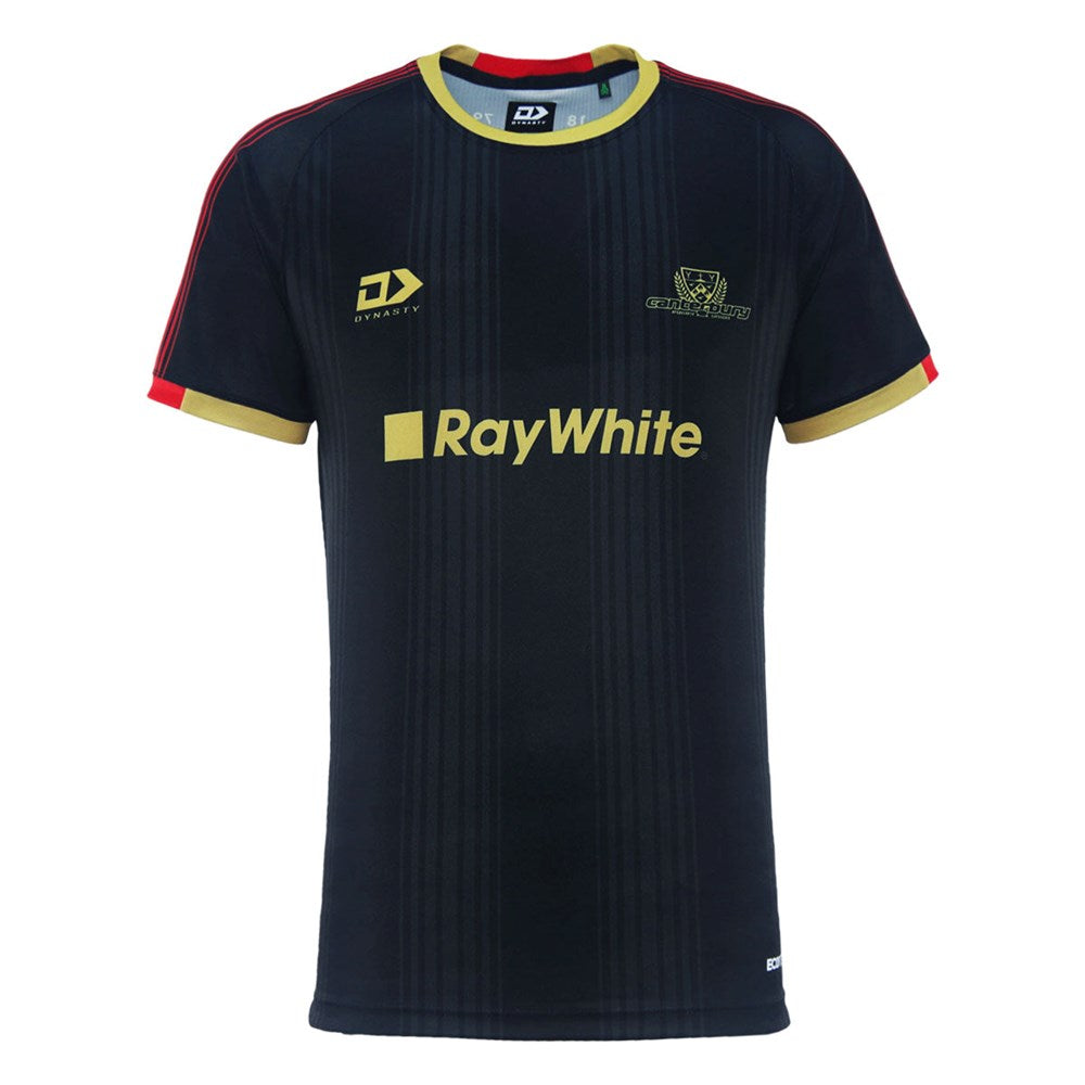 2024 Canterbury Rugby Mens Ecotek Coaches Tee - Black