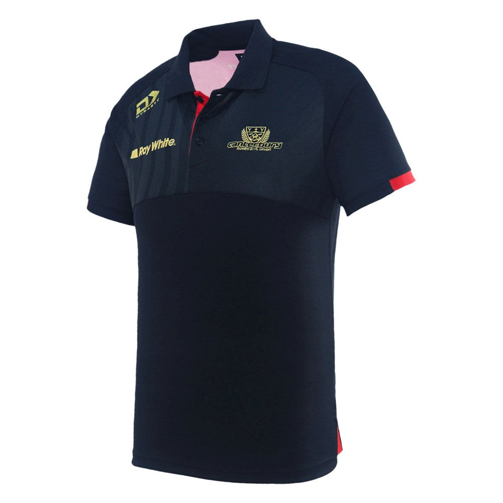 2025 Canterbury Rugby Mens Media Polo - Black